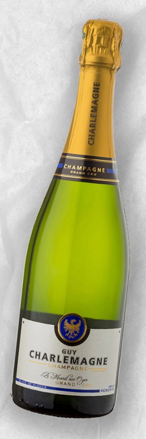 Šampanas Guy Charlemagne Reserve Brut Grand Cru Blanc de Blancs Chardonnay